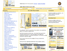 Tablet Screenshot of izmirfirmarehber.com